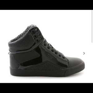 GIRLS' PASTRY TODDLER & LITTLE KID POP TART GRID HIGH TOP SNEAKERS size 11